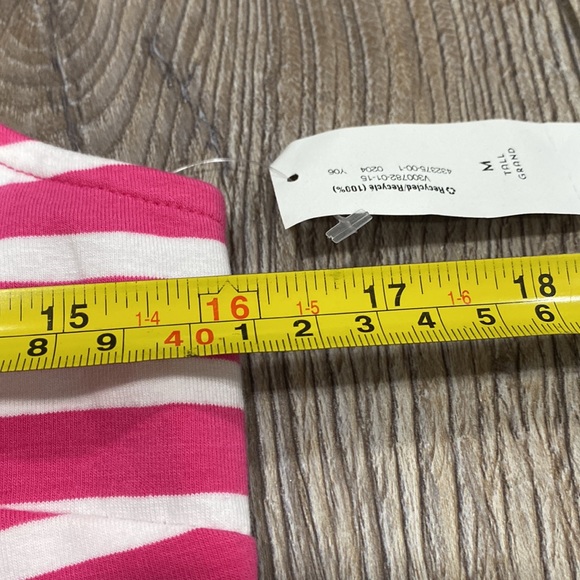 NWT OLD NAVY Pink White [ TALL ] Striped Dress MED TALL - Picture 7 of 10